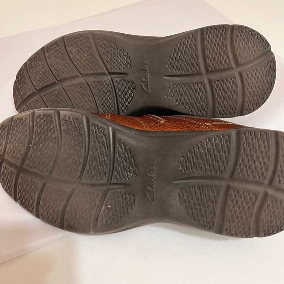 Clarks Collection soft Cushion Ortholite Men Size 9 Brown - Picture 7 of 7